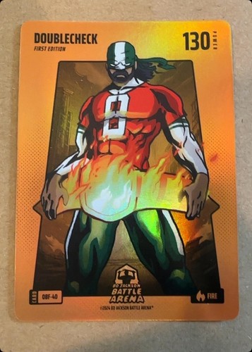 Doublecheck - Bo Jackson Battle Arena - Aaron Rodgers - Orange - Fire - OBF-40