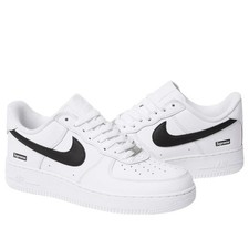 Nike Air Force 1 Low Supreme White Black Men's CU9225-102 New