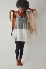 Free People Intimately Black Seamless Catsuit Jumpsuit XS/S Shape wear Layering