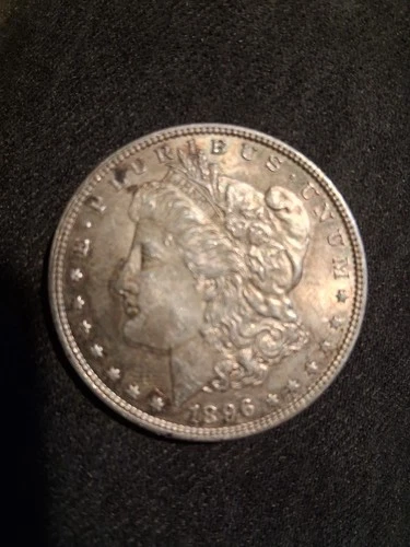 1896 Morgan Silver Dollar $1 Coin US 0.9 Fineness  Collector Coin