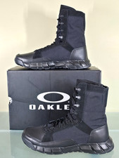 OAKLEY SI Light Patrol Boots Blackout 11190-02E LEATHER Men size 10