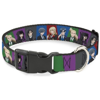 Crunchyroll Pet Collar, Dog Collar Plastic Buckle, Black Butler Six  (US IMPORT)