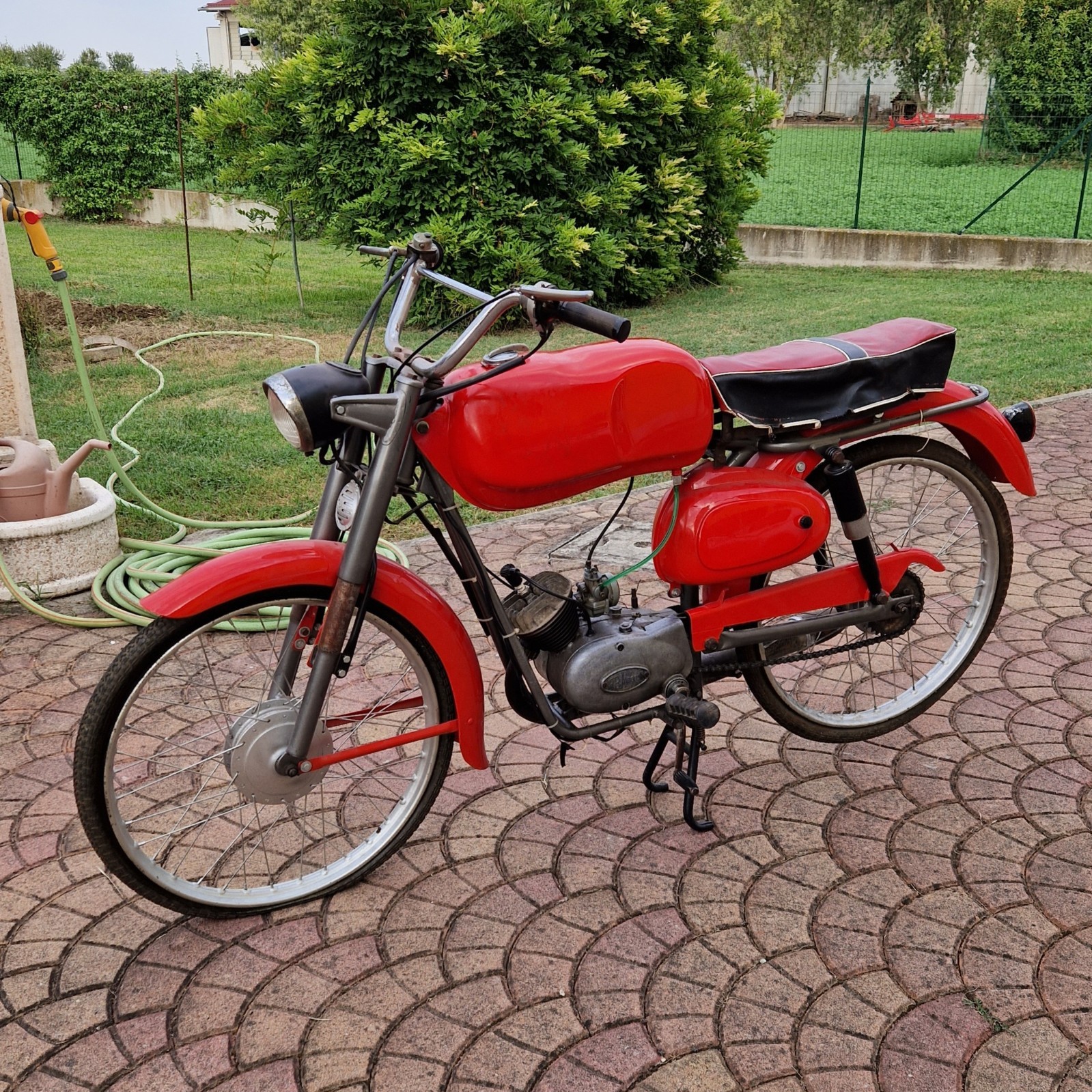 Malaguti Sport 50 1960 Moto Epoca Vintage Conservato Originale Raro Francobollo