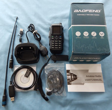 Ham Radio Scanner Baofeng Amateur Radio UV-21R Handheld Long Range 2-Way BUNDLE