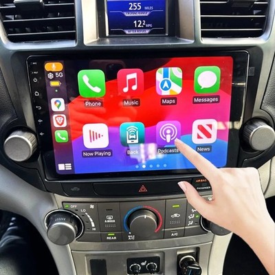 10.1'' Apple Carplay For 2008-2013 Toyota Highlander Android 15 Car Stereo Radio