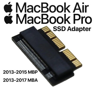   Apple MacBook Pro Air 13'' & 15'' SSD Blade Adapter M.2 2280 SSD 2013-2017      