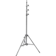 Avenger Baby Steel Stand 45 with Leveling Leg Chrome-plated, 14.7' 
