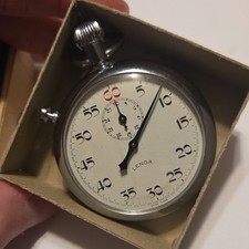 Vintage Lenga Swiss Made Mechanical Stopwatch...