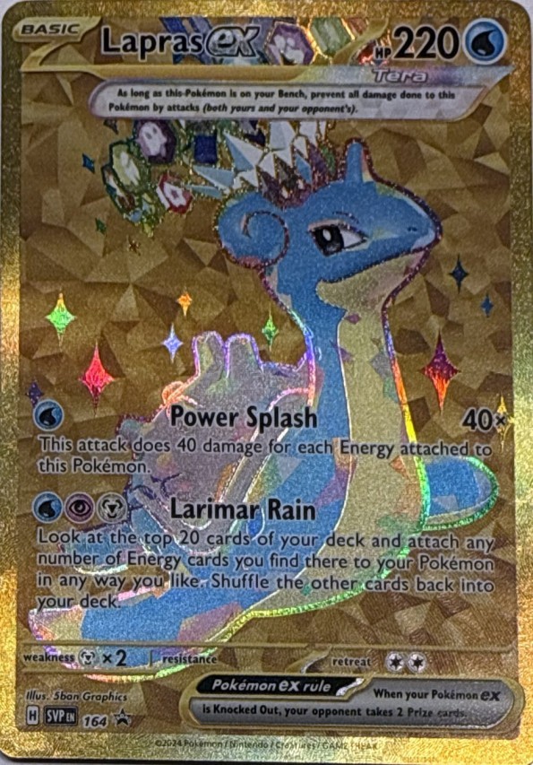 Lapras ex 164 Holo P Scarlet & Violet Promo Pokemon NM