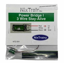Nixtrainz NTZ-201 PowerBridge I | 3-wire Stay-Alive for ESU Loksound -  $5 Offer