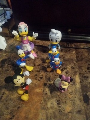 Vintage Donald Duck Mickey Mouse Minnie Mouse+2 Other Characters Good Condition