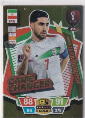 Panini Qatar World Cup Karte 2022 Game Changer Nr. 414 Alireza Jahanbakhsh Iran