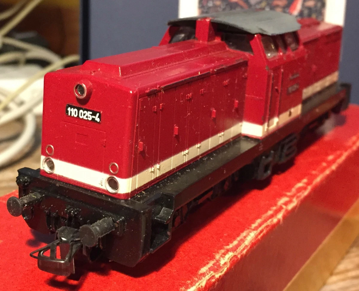 Locomotive à Vapeur Gützold HO DR BR 03.1020.1, époke 4, Analogique, Noire/rouge