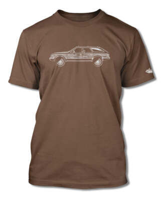1980   1988 AMC Eagle Station Wagon T-Shirt - Men - Side View - American Cotton