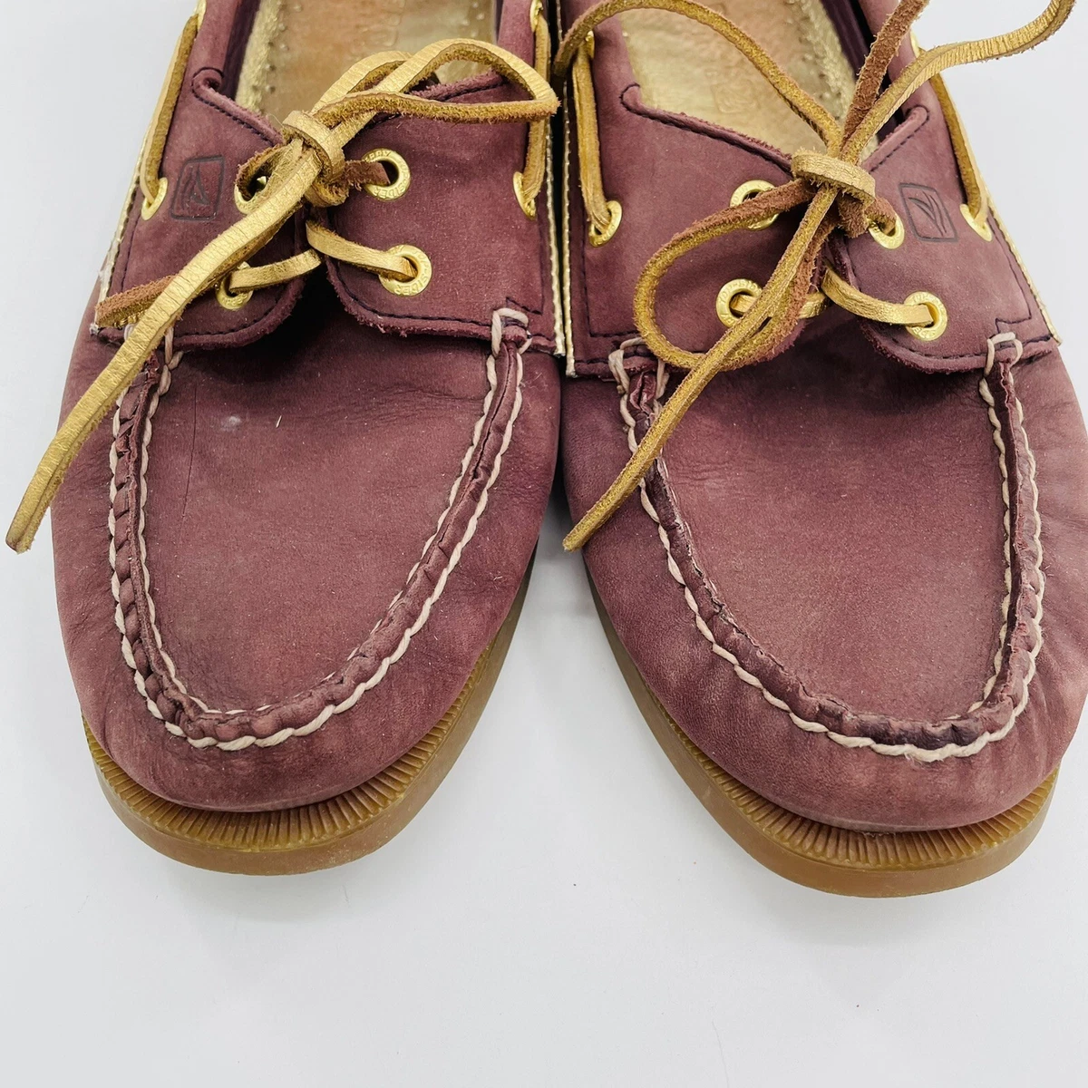 Maroon sperrys sale