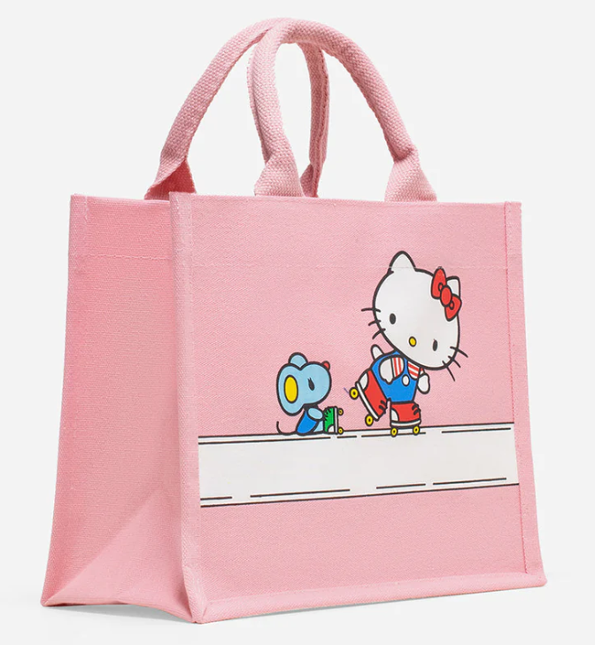 トートバッグ CHRISTY NG HELLO KITTY RIBBON MINI GROCERY TOTE Hello Kitty Grocery Bag Tote Bag Sanrio x Christy Ng Limited