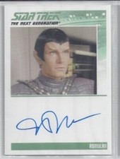 Star Trek TNG Heroes and Villains autograph card John DeMita