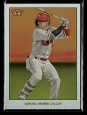 Ryoma Nishikawa #'d /99 - 2023 Topps NPB 206 Image Variations Rainbow Foil #79