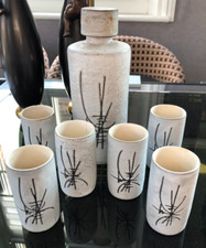 Service Liqueur Henri Cimal Céramique Vallauris Galerie Palissy