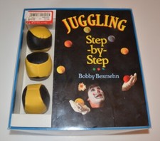Juggling Step-by-Step Book & Gift Set with 3 Balls Bobby Besmehn MIB