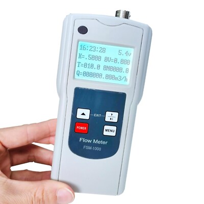 Water Velocity Meter Water Flow Speed Meter with Speed Range 0.01 to 10.00 m/s