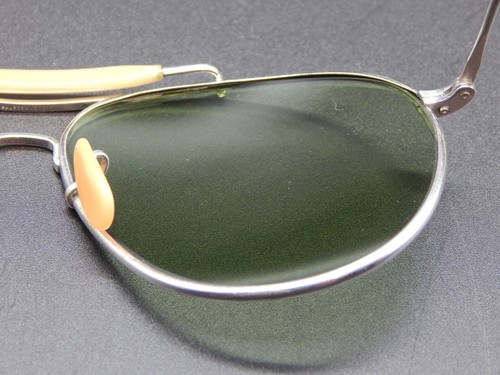 Pre Ray-Ban USA Vintage Aviator WWII Bausch & Lomb Army Navy Sunglasses - Picture 8 of 14