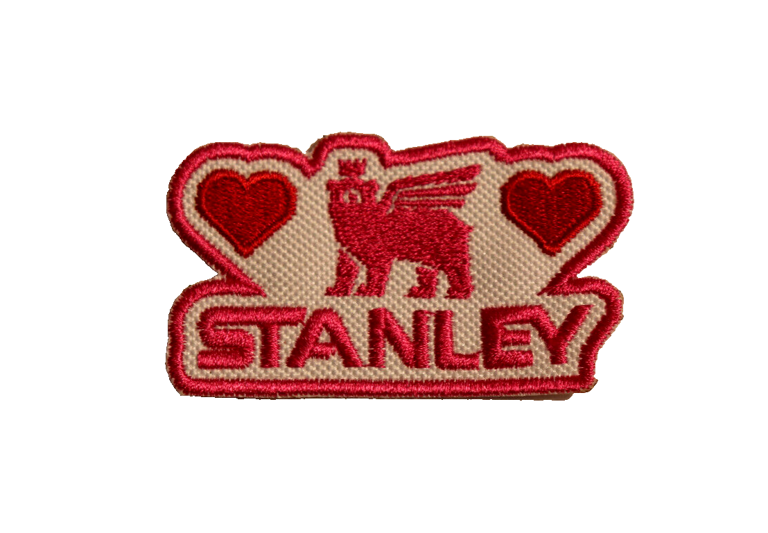 Stanley Cup Pink Valentine's Day Limited Edition Pink Embroidered Patch USA Sell-image