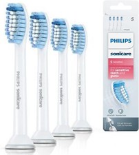 Philips Sonicare HX6054/07 White Replacement Brush Heads 2 Packs of 4 