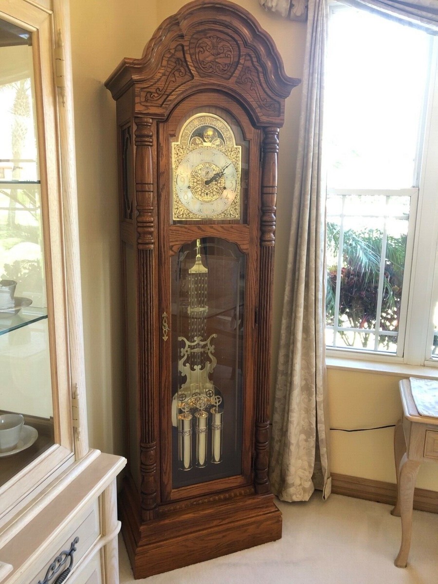HOWARD MILLER GRANDFATHER CLOCK Model # 610-808 | eBay