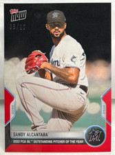 Sandy Alcantara 2022 Topps Now MLB Players Choice Awards #PCA-8 - RED #'d 3/10