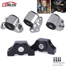 Engine Motor Mount 3 Bolts Chrome For 92-95 Civic 94-01 Integra EG B D Del Sol