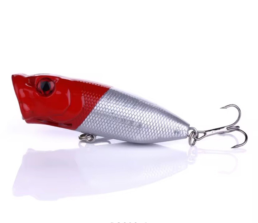 Topwater Poppers (5 Pack) - Rattling Crankbait Fishing Lures - Image 6