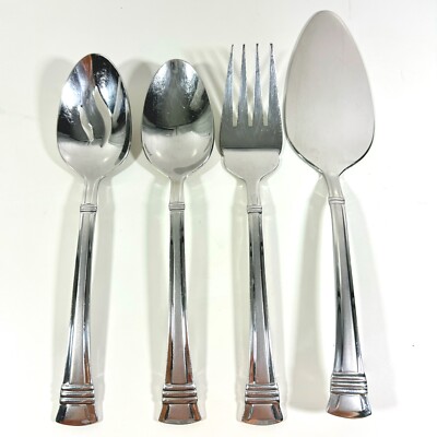 Wallace ZENITH FROST 18/10 Stainless 4 Piece Hostess Serving Set Indonesia
