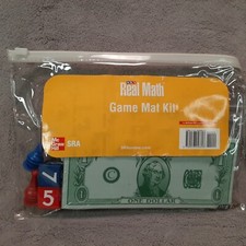 Math Manipulatives McGraw Hill Real Math Game Mat Kit Homeschool NEW
