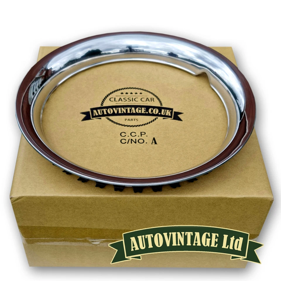 13" Stainless Steel Trim Rings Set of 4 – Mirror Polished – Rust-Free – Premium - Image 1 of 4