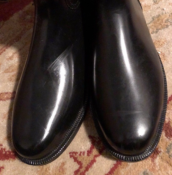 Banana Republic Black Slip-On Chelsea Rain Boots, SZ 10 M, 1(BA) Amazon.com | Women main image 4