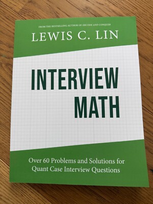 Interview Math 2nd Edition, Lewis C. Lin, ISBN 9780998120461 (Gebraucht)