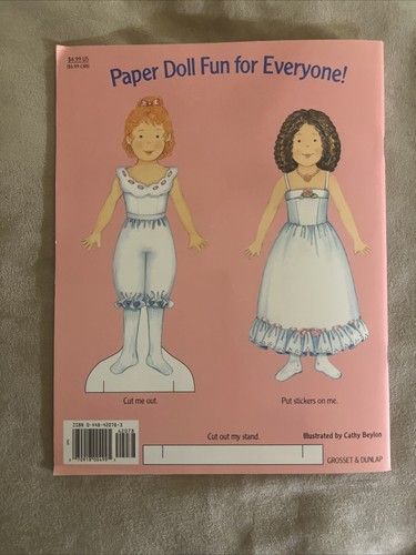 Uncut Fairy Tale Princesses Paper Doll Sticker Styles 100+ Stickers, 1999 - Picture 12 of 14