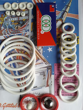 KIT COMPLET-FLIPPER -GOTTLIEB-SPIRIT OF 76-ELASTIQUE,BILLE,AMPOULES-pinball