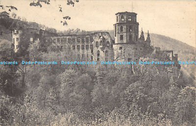 R172969 Heidelberg. Das Schloss von der Terrasse gesehen. Edm. von Konig. No. 41