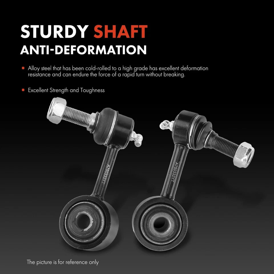 2x Eslabón de extremo estabilizador delantero izquierdo y derecho para Lexus LX570 08-11 13-19 Foto 3 de 4