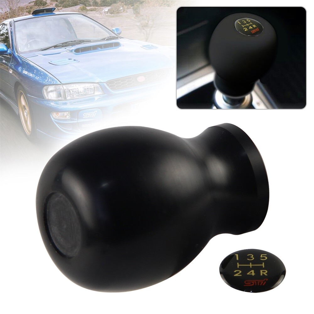 Shift Knob Legacy GDA GDB GC8 Black For Subaru WRX Impreza