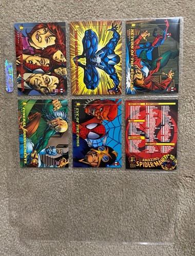 1994 Marvel FLEER THE AMAZING SPIDER-MAN Complete BASE CARD SET 1-150 - Picture 10 of 19