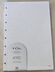 TUL Custom Note-Taking System - Graph Refill Pages, Junior Size 50 Sheets