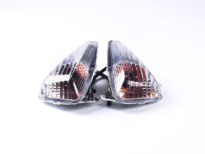 Front Turn Signals Clear Lens with Bulbs for Honda 2007-2009 XL1000V Varadero