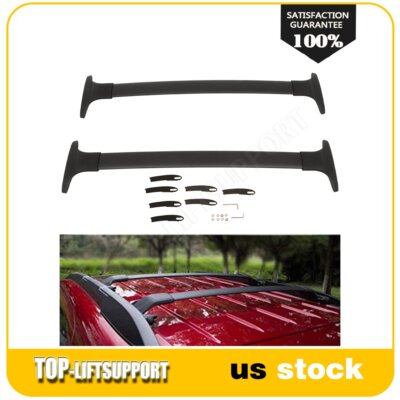 2pcs Top Roof Rack Cross Bar Set Black For 2013-2022 Ford Ecosport
