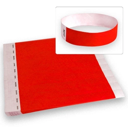 Pulsera de admisión Tyvek de 100, 500, 1,000 unidades para eventos - Elige tu color Foto 4 de 4