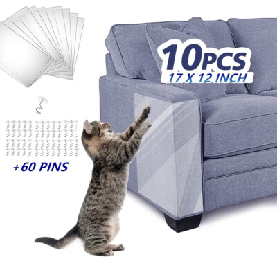10pcs Cat Sofa Scratch Guards Furniture Protector Cover Anti
