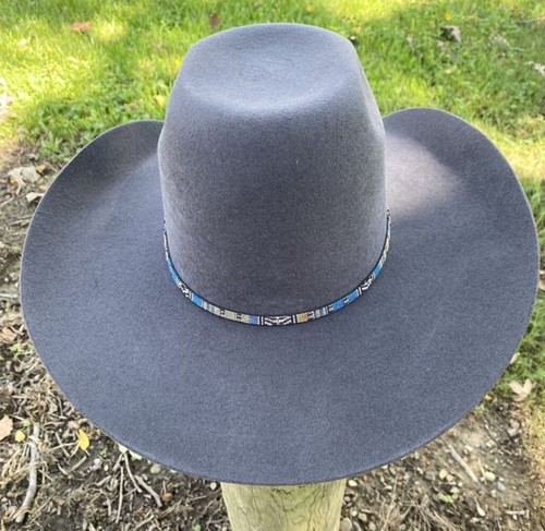 RESISTOL SILVER SMOKE HOOEY 6X FELT HAT RWSLSM-904253 - Picture 3 of 4