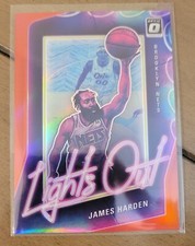 James Harden 2020-21 Optic Lights Out Red Prizm /99